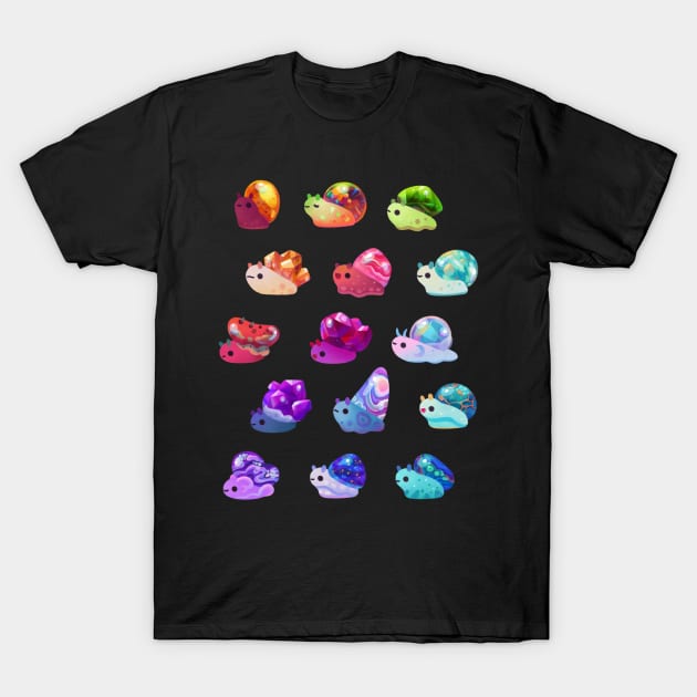 Jewel Snail T-Shirt by pikaole